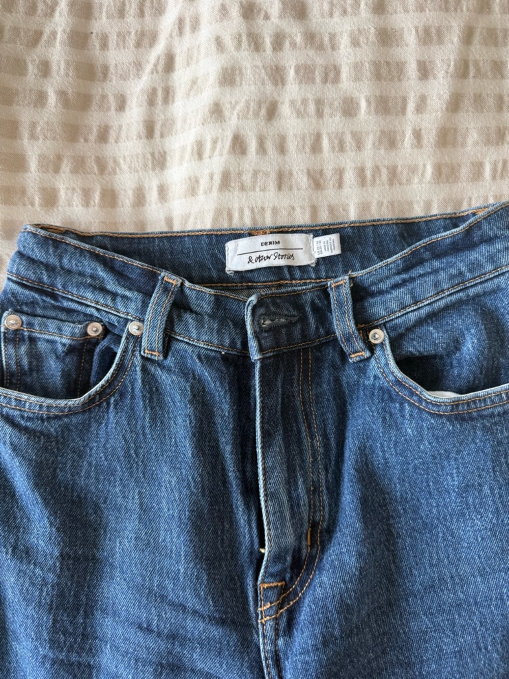 & Other Stories Women's Blue Flared Denim Jeans